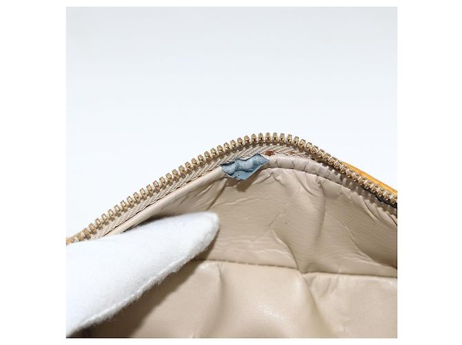 LOUIS VUITTON Borsa a Mano Monogram Vernis Tompkins Square Beige M91149 Auth AMZ152 - vista 9