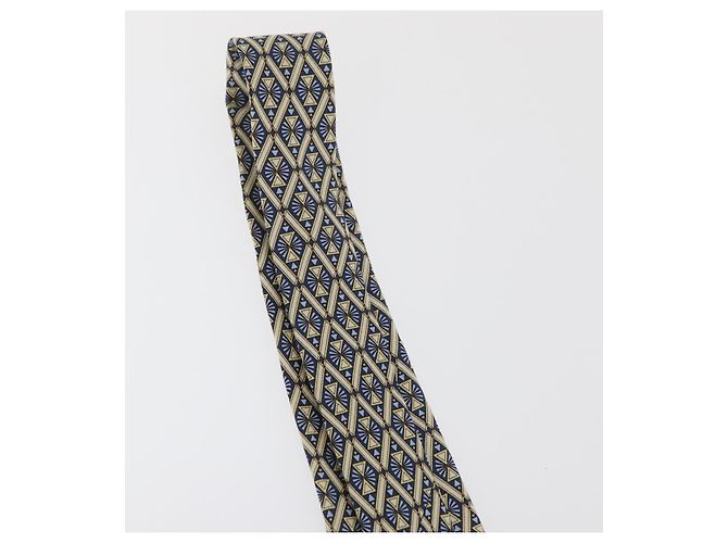 Hermès HERMES Necktie Silk Blue Auth 174891A - view 12