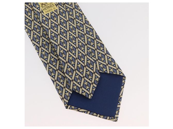 Hermès HERMES Necktie Silk Blue Auth 174891A - view 8