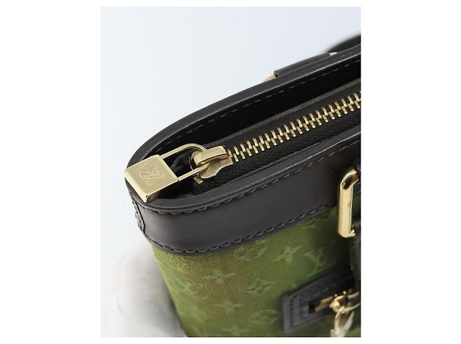 LOUIS VUITTON Monogram Mini Lucille PM Borsa a Mano TST Khaki M92682 LV Auth AMZ006 Cachi - vista 18