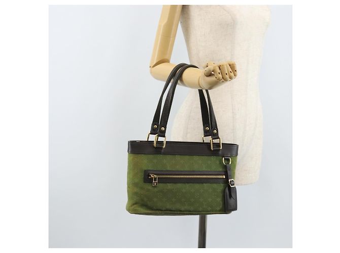LOUIS VUITTON Monogram Mini Lucille PM Borsa a Mano TST Khaki M92682 LV Auth AMZ006 Cachi - vista 25