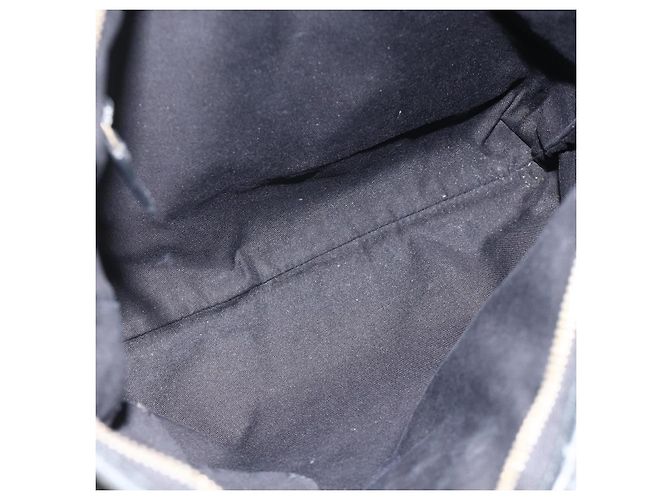 Borsa a Spalla Abbey GG Canvas Gucci Nero Oro 131326 Auth YKZ949 D'oro - vista 11