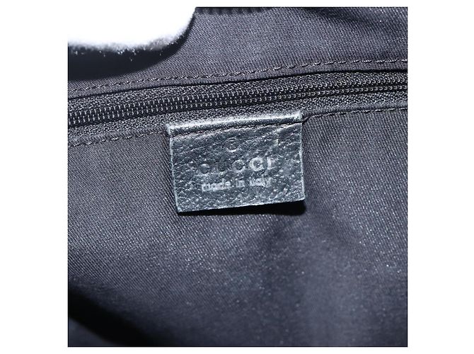 Borsa a Spalla Abbey GG Canvas Gucci Nero Oro 131326 Auth YKZ949 D'oro - vista 17