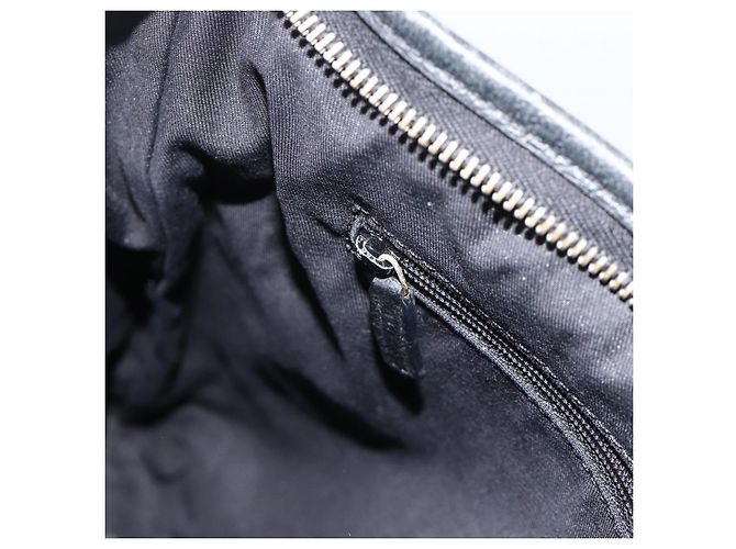 Borsa a Spalla Abbey GG Canvas Gucci Nero Oro 131326 Auth YKZ949 D'oro - vista 20