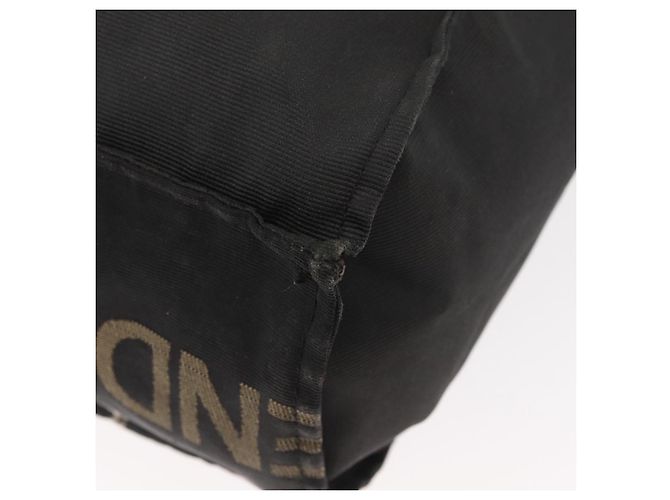 FENDI Tote Bag aus schwarzem Canvas Auth ka3757 - Ansicht 17