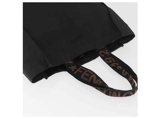 FENDI Tote Bag aus schwarzem Canvas Auth ka3757 - Ansicht 6