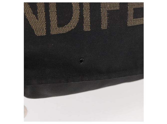 FENDI Tote Bag aus schwarzem Canvas Auth ka3757 - Ansicht 8