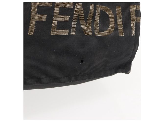 FENDI Tote Bag aus schwarzem Canvas Auth ka3757 - Ansicht 9