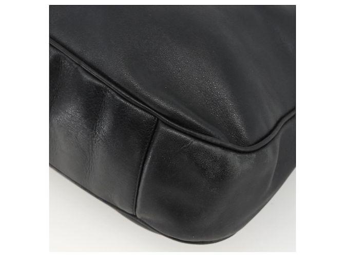 Borsa a Spalla in Pelle Gucci Bamboo 2way Nera Oro 001 0166 1577 Auth YKZ947 Nero D'oro - vista 17