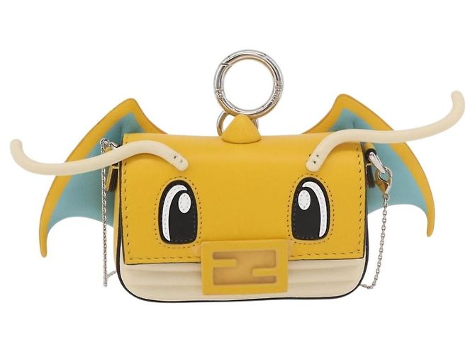 Borsa Mini Mamma Baguette FENDI Nappa Dragonite FRGMT x POKMON Auth 158607SM - vista 13