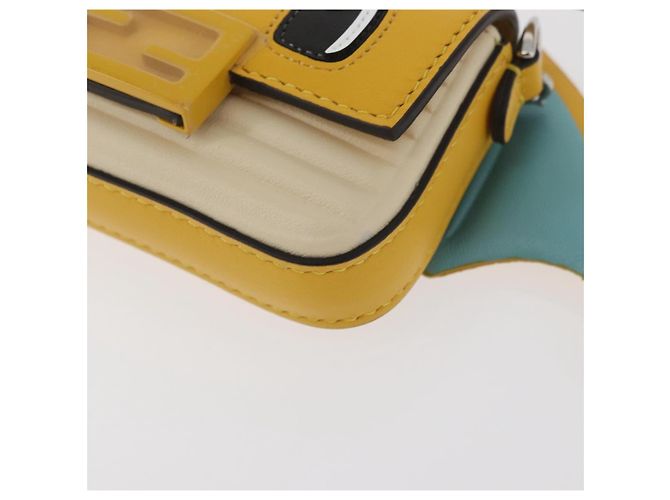 Borsa Mini Mamma Baguette FENDI Nappa Dragonite FRGMT x POKMON Auth 158607SM - vista 17