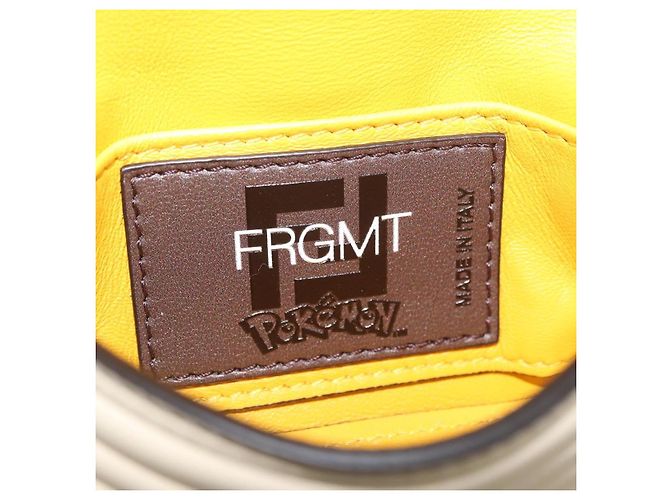 Borsa Mini Mamma Baguette FENDI Nappa Dragonite FRGMT x POKMON Auth 158607SM - vista 25