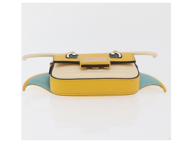 Borsa Mini Mamma Baguette FENDI Nappa Dragonite FRGMT x POKMON Auth 158607SM - vista 5