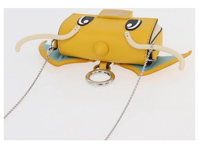 Borsa Mini Mamma Baguette FENDI Nappa Dragonite FRGMT x POKMON Auth 158607SM - vista 6