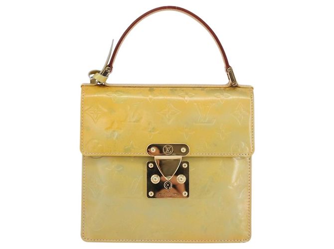 LOUIS VUITTON Monogram Vernis Handtasche Spring street Grau M91029 LV Auth YKZ759 - Ansicht 13