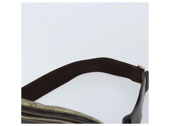 Borsa a tracolla GUCCI GG Supreme in PVC Beige Oro 211110 Auth AMZ560 - vista 8