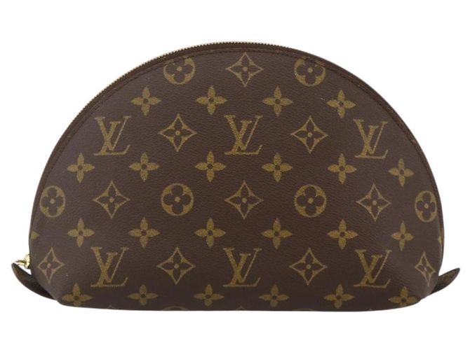 LOUIS VUITTON Pochette Cosmetica Demi Ronde Monogram M47520 LV Auth BA11983 Monogramma - vista 13