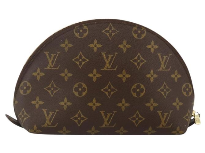 LOUIS VUITTON Pochette Cosmetica Demi Ronde Monogram M47520 LV Auth BA11983 Monogramma - vista 2