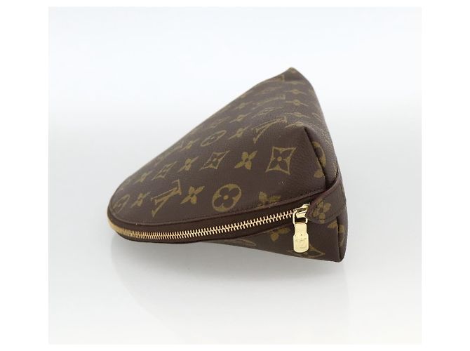LOUIS VUITTON Pochette Cosmetica Demi Ronde Monogram M47520 LV Auth BA11983 Monogramma - vista 3