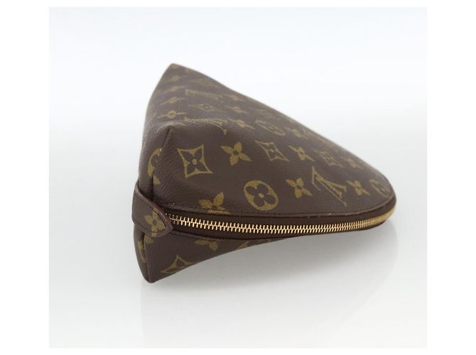 LOUIS VUITTON Pochette Cosmetica Demi Ronde Monogram M47520 LV Auth BA11983 Monogramma - vista 4