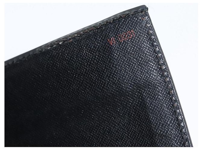 LOUIS VUITTON Epi Série Dragonne Clutch Bag Preto M52612 LV Auth 174735 - vista 12