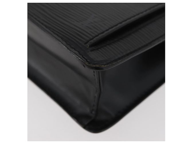 LOUIS VUITTON Epi Série Dragonne Clutch Bag Preto M52612 LV Auth 174735 - vista 15