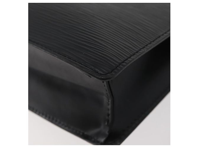 LOUIS VUITTON Epi Série Dragonne Clutch Bag Preto M52612 LV Auth 174735 - vista 17