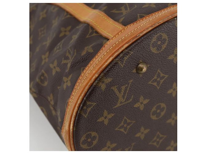 LOUIS VUITTON Borsa a Spalla Monogram Bucket GM M42236 LV Auth BAZ725 Monogramma - vista 16