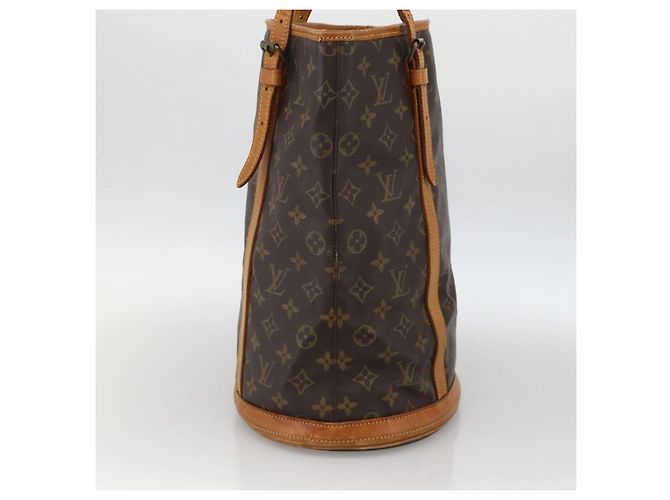 LOUIS VUITTON Borsa a Spalla Monogram Bucket GM M42236 LV Auth BAZ725 Monogramma - vista 3