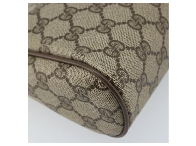 GUCCI GG Supreme Web Sherry Line Clutch Bag PVC Beige Oro 89 01 012 Auth YKZ156 - vista 14