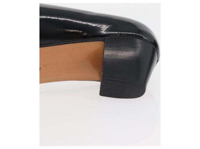 Salvatore Ferragamo Décolleté in Pelle 6 Nero Auth 174618A - vista 10
