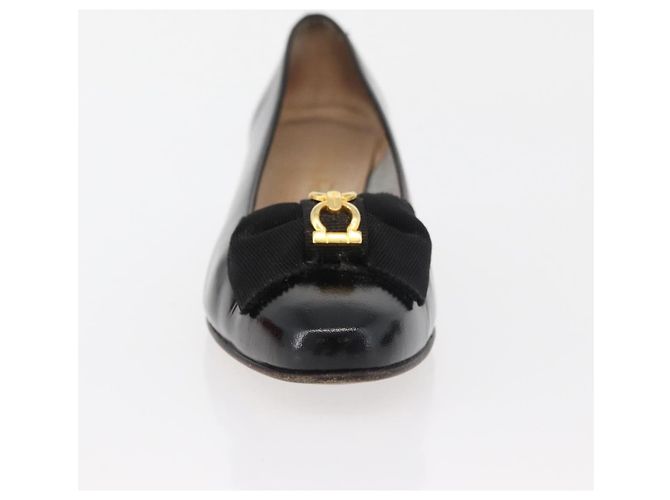 Salvatore Ferragamo Décolleté in Pelle 6 Nero Auth 174618A - vista 11