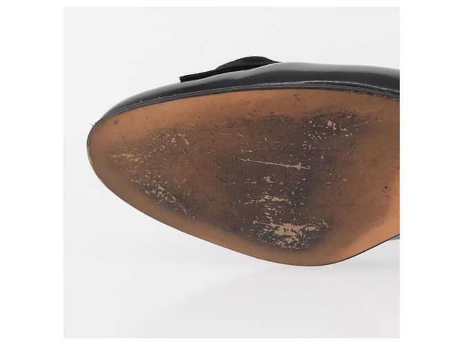 Salvatore Ferragamo Décolleté in Pelle 6 Nero Auth 174618A - vista 26