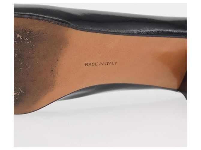 Salvatore Ferragamo Décolleté in Pelle 6 Nero Auth 174618A - vista 27
