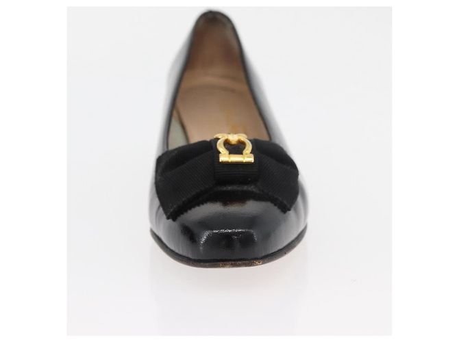 Salvatore Ferragamo Décolleté in Pelle 6 Nero Auth 174618A - vista 29