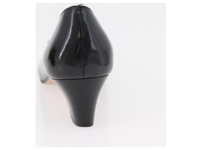 Salvatore Ferragamo Décolleté in Pelle 6 Nero Auth 174618A - vista 30