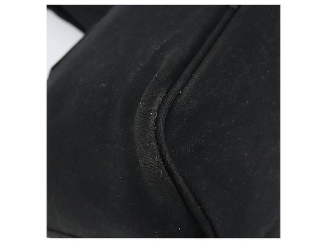 FENDI Handtasche aus schwarzem Nylon mit Silber authentisch YKZ062 - Ansicht 16