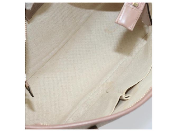 Gucci Borsa Tote GG Supreme in PVC beige e oro 353440 Auth YKZ112 D'oro - vista 11