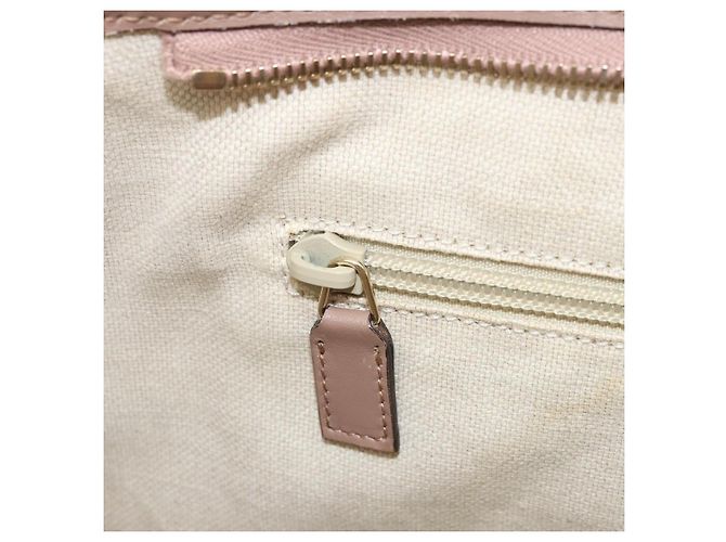 Gucci Borsa Tote GG Supreme in PVC beige e oro 353440 Auth YKZ112 D'oro - vista 21
