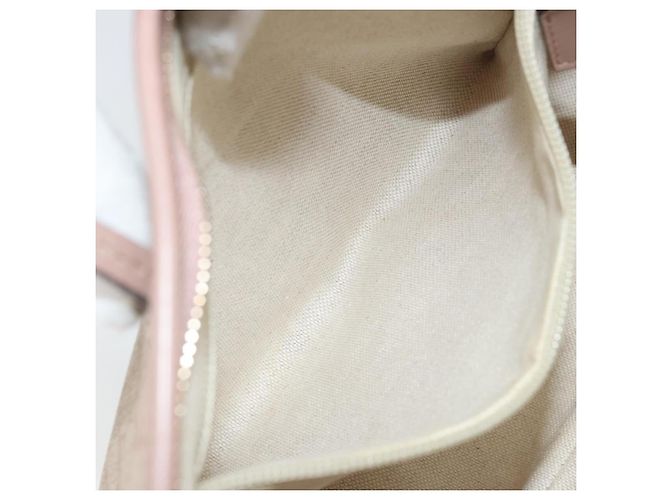 Gucci Borsa Tote GG Supreme in PVC beige e oro 353440 Auth YKZ112 D'oro - vista 22