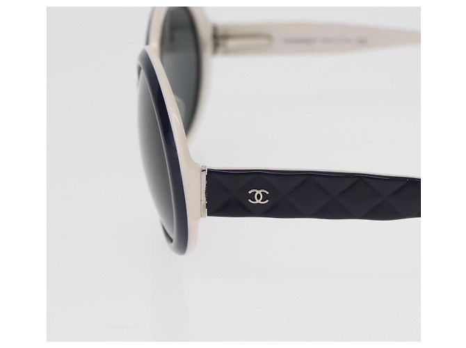 Occhiali da sole CHANEL in plastica Viola CC Auth ka3691A Porpora - vista 8