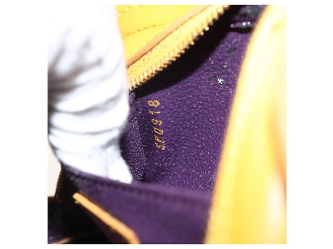 LOUIS VUITTON Pochette Dauphine PM Epi Giallo M48449 LV Auth BA12005 - vista 12