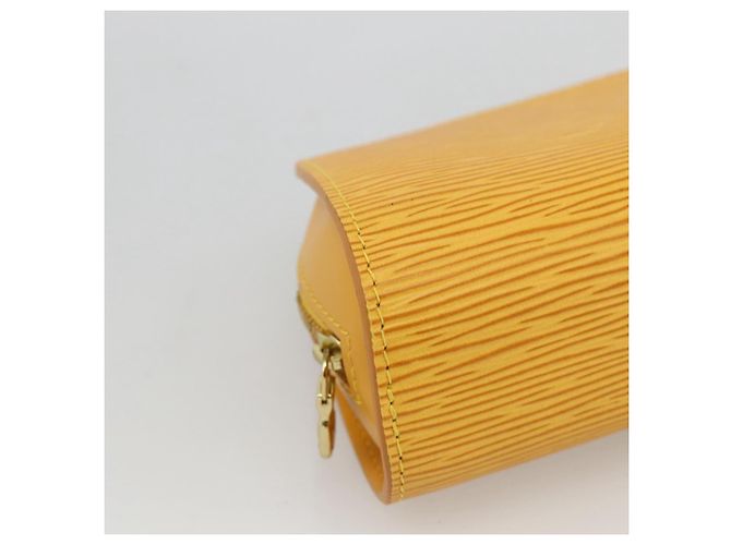 LOUIS VUITTON Pochette Dauphine PM Epi Giallo M48449 LV Auth BA12005 - vista 14