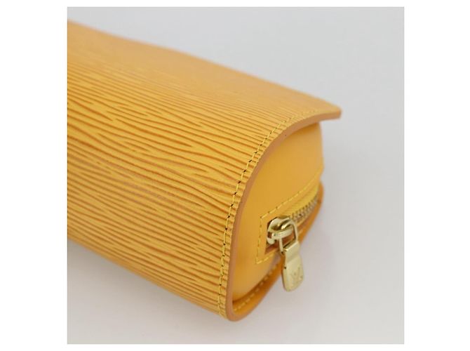LOUIS VUITTON Pochette Dauphine PM Epi Giallo M48449 LV Auth BA12005 - vista 15