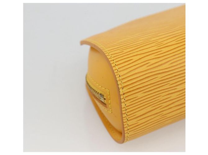 LOUIS VUITTON Pochette Dauphine PM Epi Giallo M48449 LV Auth BA12005 - vista 16
