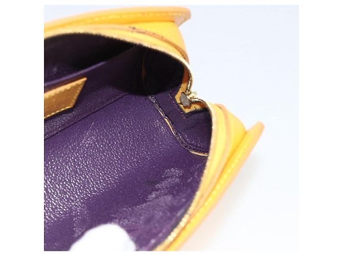 LOUIS VUITTON Pochette Dauphine PM Epi Giallo M48449 LV Auth BA12005 - vista 17