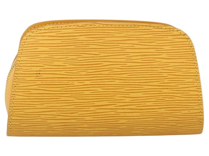 LOUIS VUITTON Pochette Dauphine PM Epi Giallo M48449 LV Auth BA12005 - vista 2
