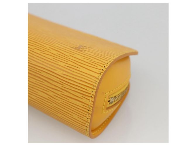 LOUIS VUITTON Pochette Dauphine PM Epi Giallo M48449 LV Auth BA12005 - vista 7