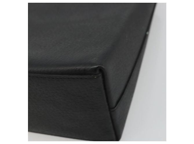 Borsa a mano in pelle Gucci Bamboo nera e oro 000 1014 1888 Auth INZ098 Nero D'oro - vista 15
