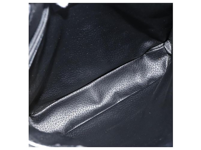 Céline Borsa tote in tela Macadam CELINE in pelle PVC nera e oro Auth YKZ1148 Nero D'oro - vista 10